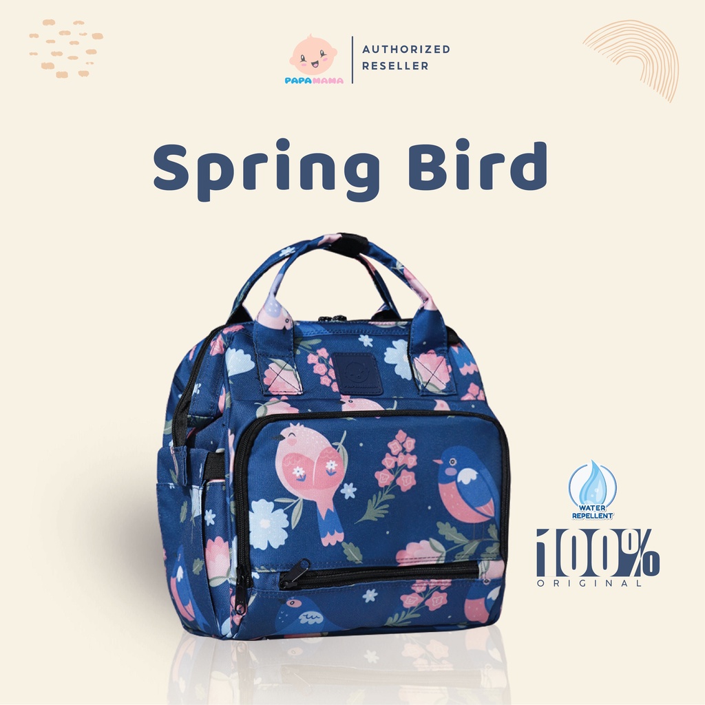 Papamama Pattern Mini Bag - Bird 1060