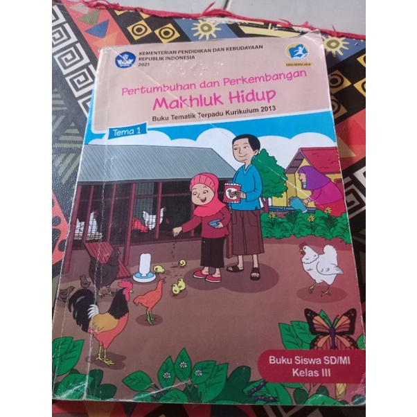 buku tematik Kelas 3, Tema 1,2,3,4 (BEKAS)