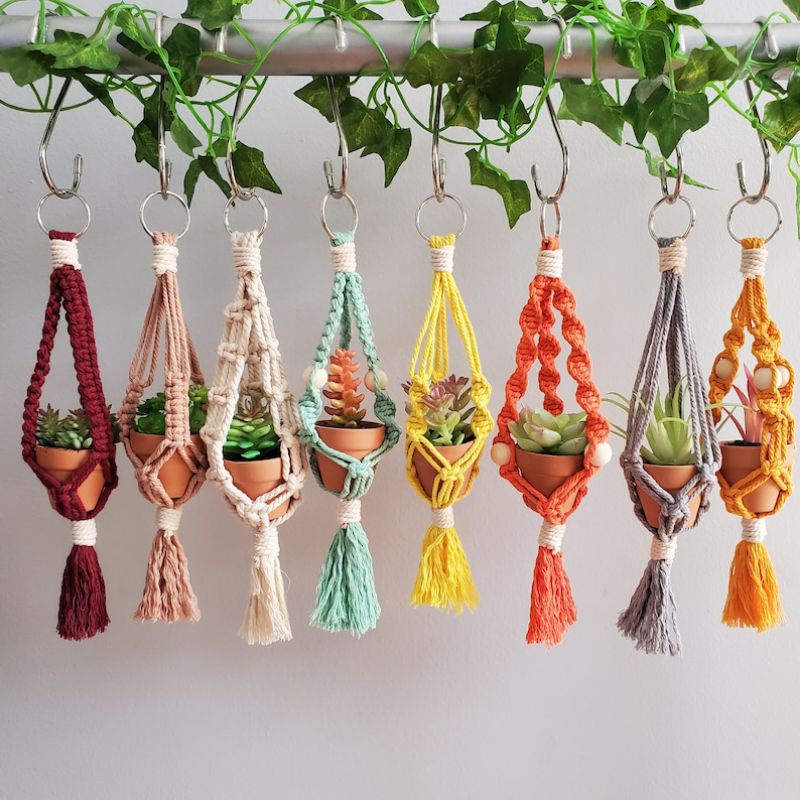 Gantungan Pot Macrame Aesthetic Part 4