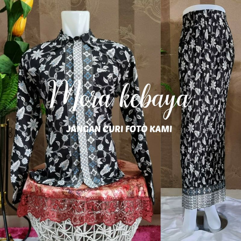 Batik couple/kemeja batik/rok batik/couple kemja batik rok plisket panjang