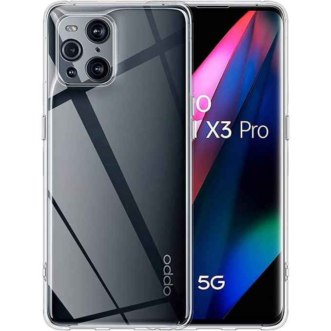 TEBAL!! Softcase SIMPLE Bening TPU OPPO FIND X3 Find X3 PRO F11 F11Pro F9 Pro F7 F5 F3 F3+ F1S Selfie Silicone Clear Heavy Case Soft Thick HD Casing Glossy Sekali Murah Tapi Bagus CAMERA Putih Transparant Transparent Kondom Karet Plastik Max