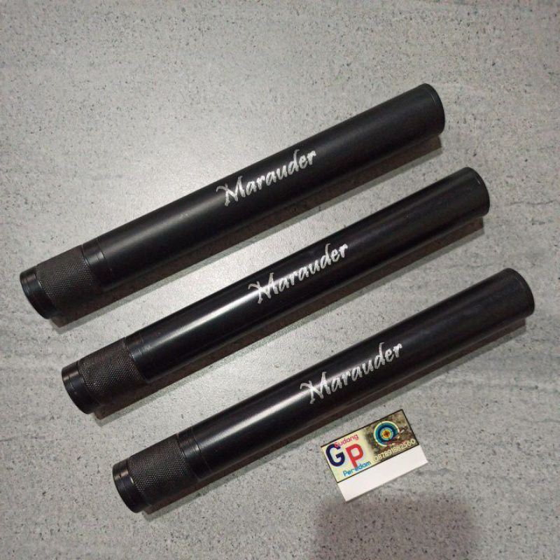 peredam/silencer marauder knock dowen/drat dalem od30 panjang 26cm, buat laras 13,14,16,19,22