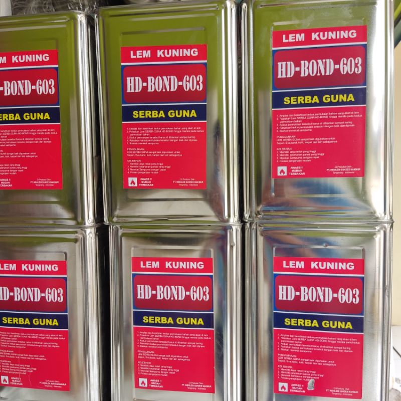 

LEM KUNING SERBAGUNA LEM HD-BOND 603 FULLL