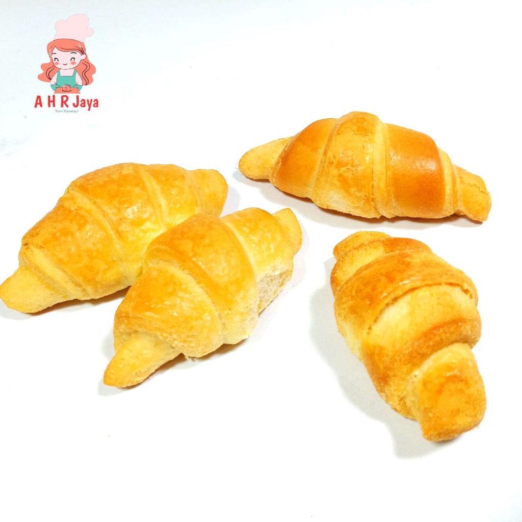 

CROISSANT Keju 250GR / ROTI BULAN SABIT/ KEPITING KEJU / croissant original / Snack kiloan