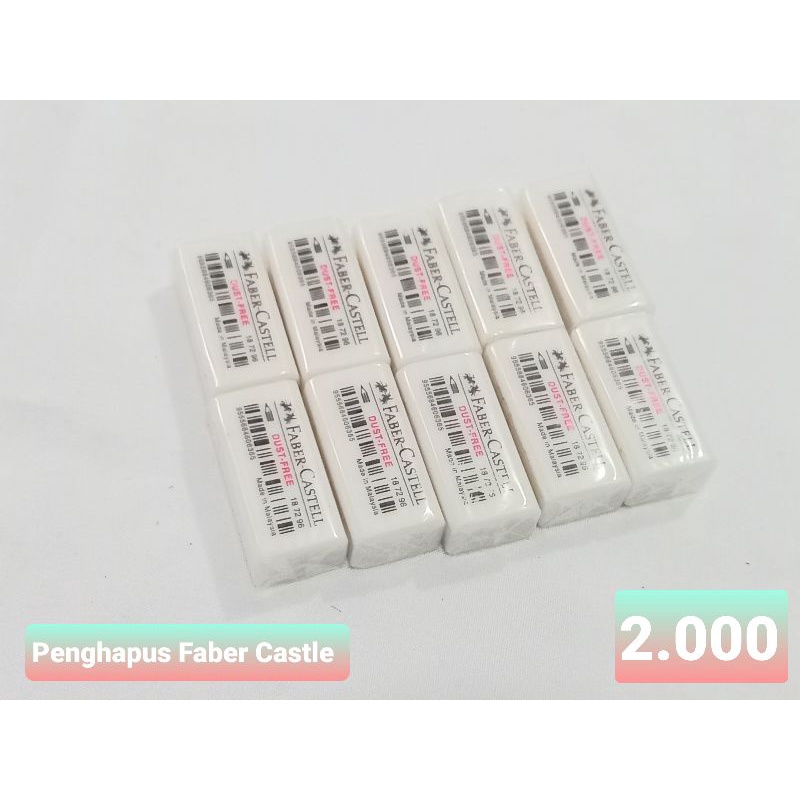 

Penghapus Pensil Faber Castell Putih