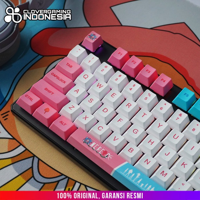 Keycaps One Piece Chopper Edition PBT Dye Sub - Mechanical Keyboard