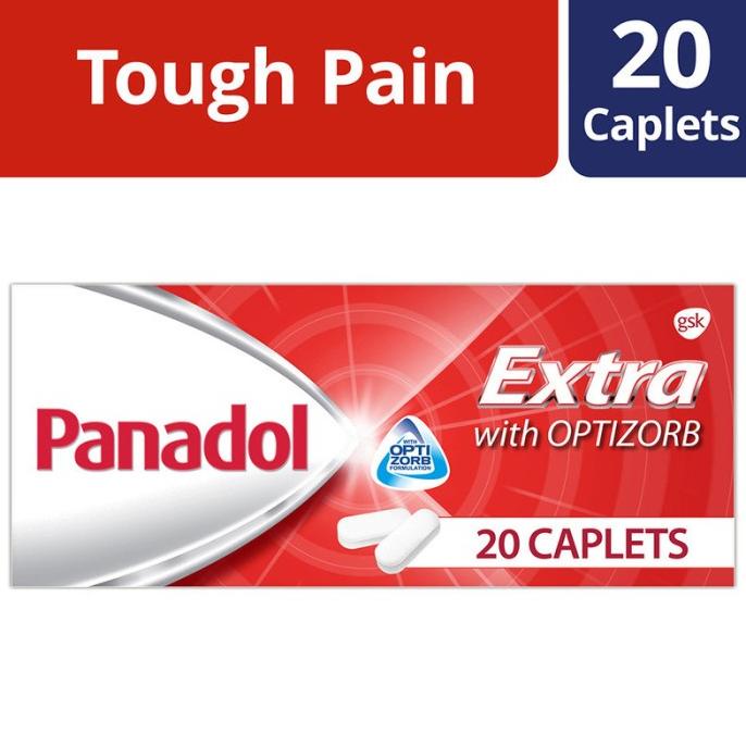 PANADOL EXTRA WITH OPTIZORB SINGAPORE , 20 CAPLETS