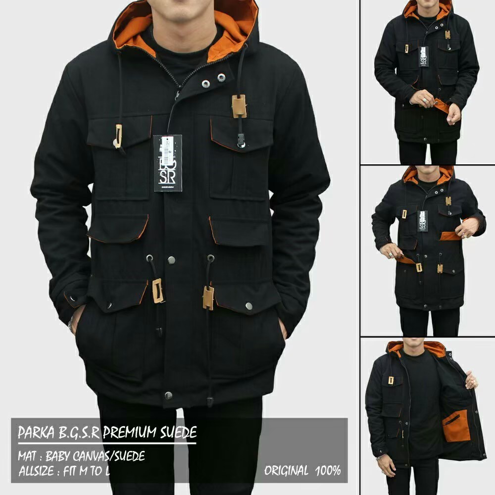 Jaket parka suede /Jaket parka pria /Jaket pria /Jaket gunung /Jaket terlaris /Jaket parka army /Jak