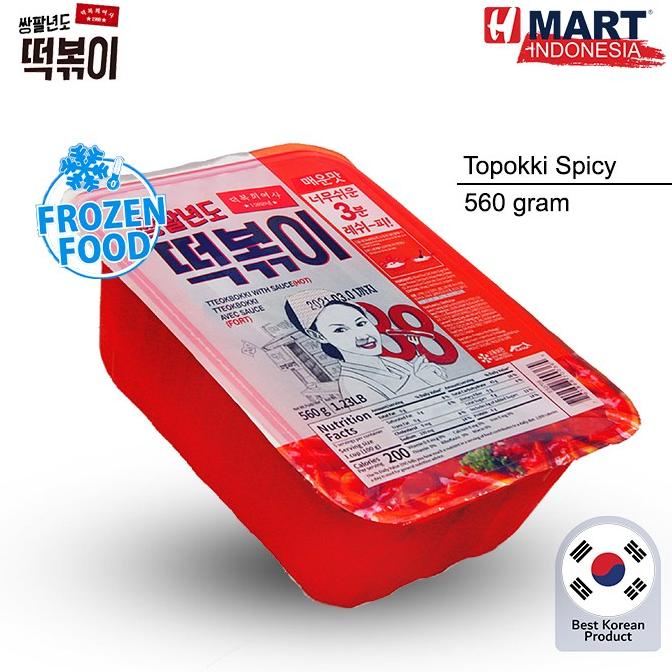 

Topokki 88 Tteokbokki Spicy 560gr - Kue Beras Korea Dgn Saus Pedas