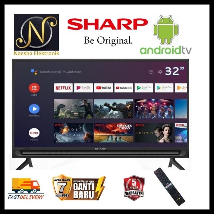 Sharp Android Tv 32Inch 2T-C32Bg1I Garansi 5Tahun
