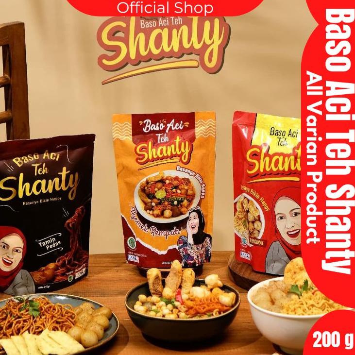 

✨MEGA ⚡ALE✨ Baso Aci Teh Shanty - Aneka Baso Aci All Varian Teh Shanty Premium Asli Khas Garut