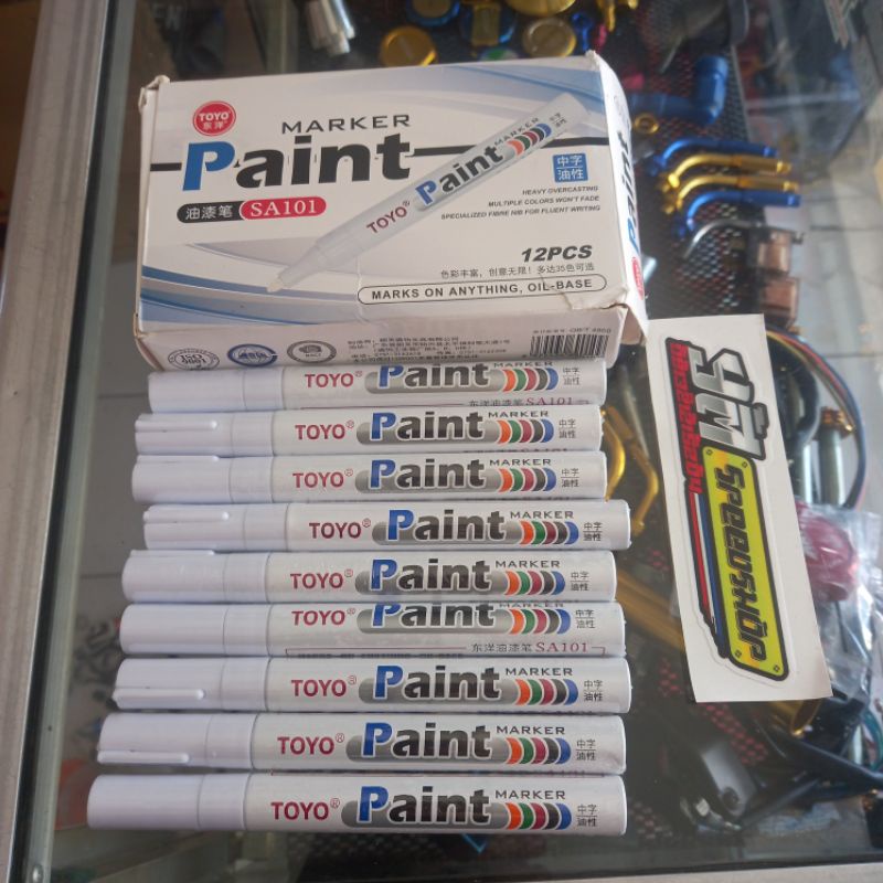 

SPIDOL BAN SPIDOL TOYO PAINT WARNA PUTIH HARGA SATUAN