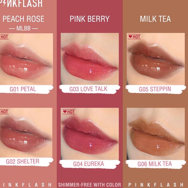 PINKFLASH Lasting Glossy Lipgloss | Lip Gloss | Pink Flash_Cerianti