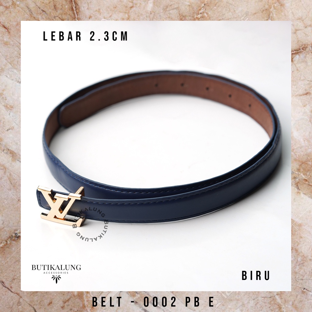 Ikat Pinggang Kulit Gesper Kulit Belt Kulit Sabuk Aksesoris Fashion Tali Pinggang Wanita BUTIKALUNG 0002PB