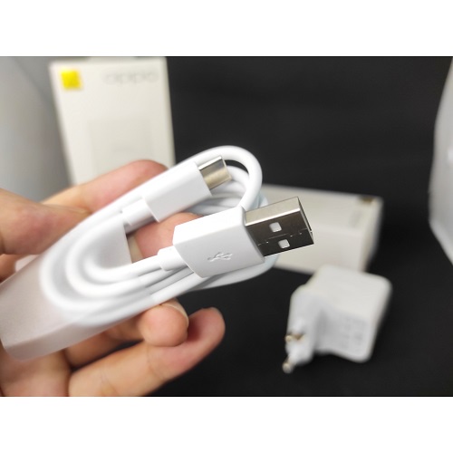 CHARGER OPPO TYPE C FAST CHARGING 18WATT ADAPTOR+KABEL (1 SET)