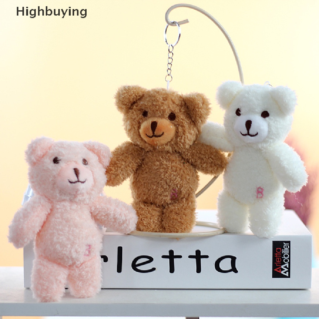 Hbid Boneka Kelinci Dan Beruang Putih Kecil Yang Lucu Mainan Mewah Ransel Liontin Gantungan Kunci Glory