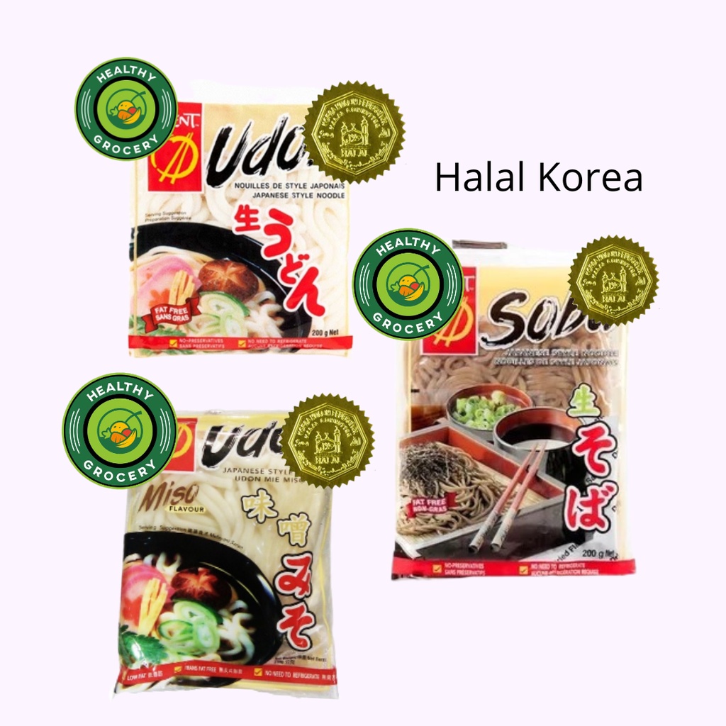 

Orient Udon / Mie Udon / Japanese Style noodle 200gr / Miso / Soba Udon Halal / MI JEPANG / MI HALAL