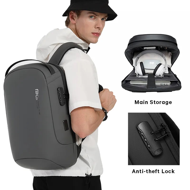 Bange BG7225 Tas Backpack Ransel Laptop Pria 15.6 Inch USB Lock