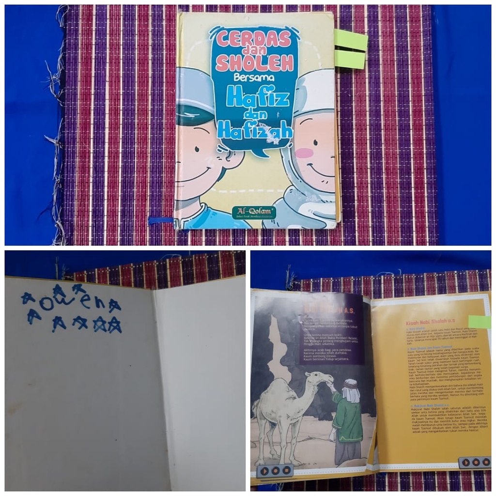 Cerdas dan Sholeh bersama Hafiz dan Hafizah buku anak HC bekas second preloved