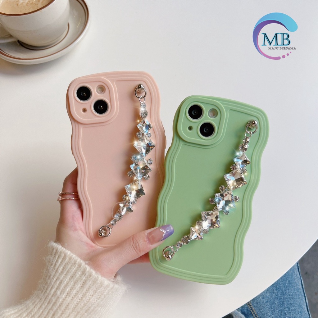 GC03 SOFTCASE GELOMBANG RANTAI DIAMOND FOR OPPO A3S A1K A5S A7 A11K A12 A15 A16 A55 A17 A17K A31 A8 A37 NEO 9 A39 A57 A71 A83 MB4287