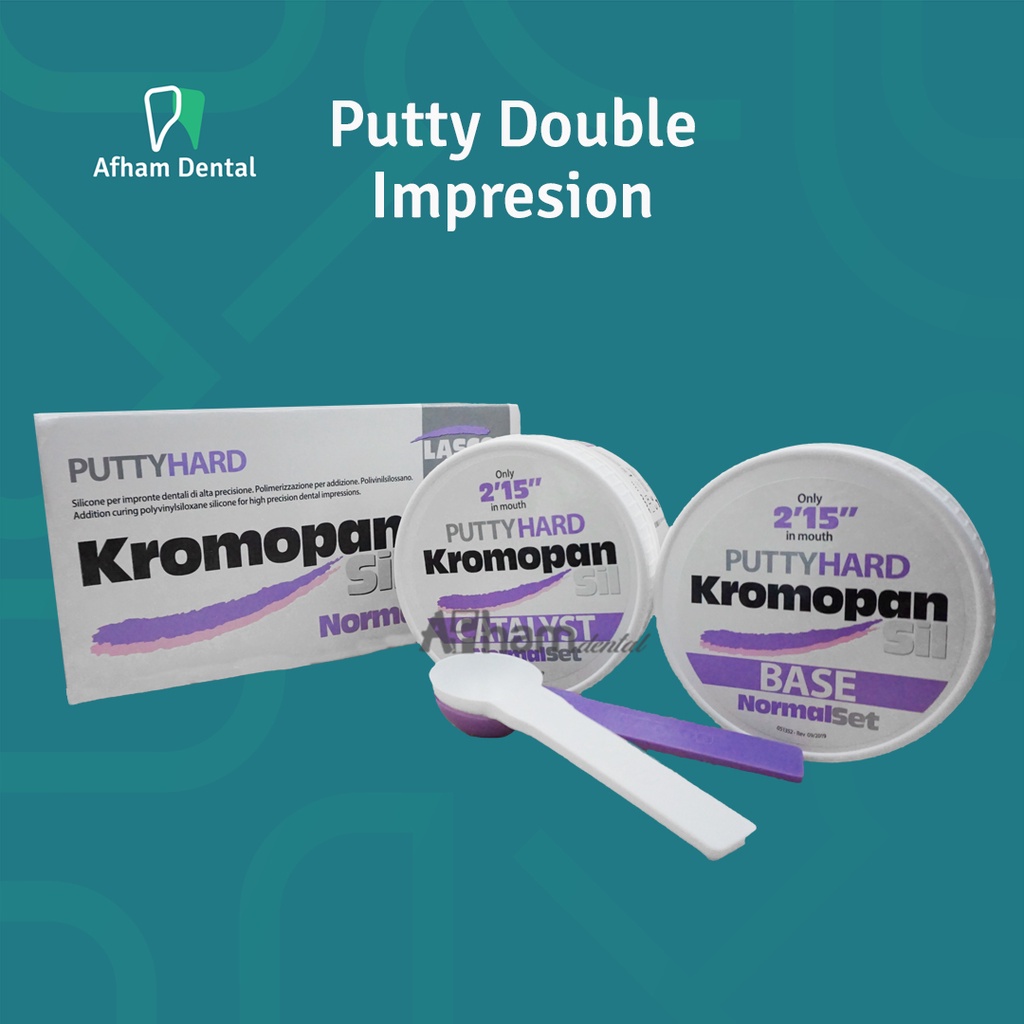 Jual DENTAL PUTY PUTTY DOUBLE IMPRESSION MATERIAL LIGHT BODY / RUBBER