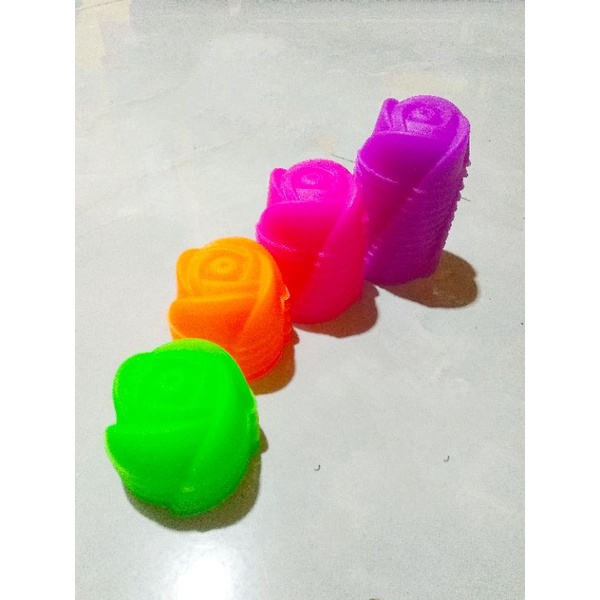 Diskon Cetakan kue  Kukus/Citakan Motif Bunga isi satu lusin 12 pcs