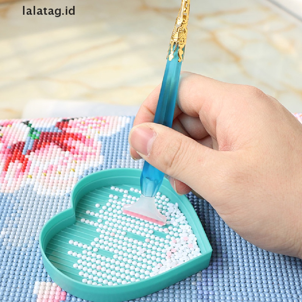 [lalatag] Diamond Paing Pen Dengan 6plastik Pen Tips Titik Bor Pen Untuk Daimond Paing [ID]