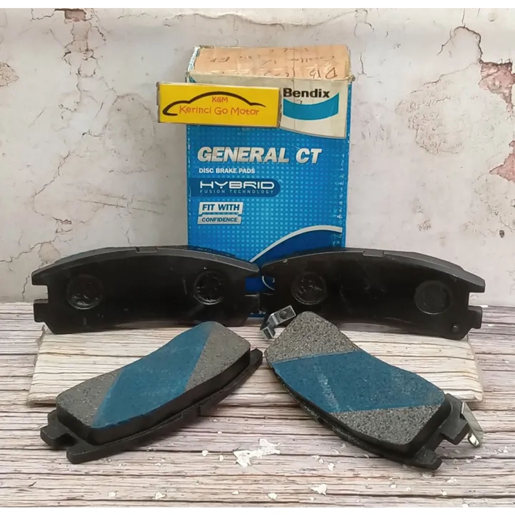 BRAKE PAD KAMPAS REM BELAKANG ETERNA 1989-2003 BENDIX DB1239 GCT