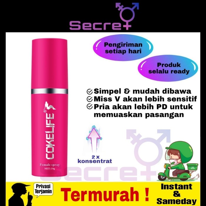 (TERLARIS) COKELIFE BOTTLE 2X ORGASMIC GEL FOR WOMAN | ORGASMIC BOOSTER - 10 ML