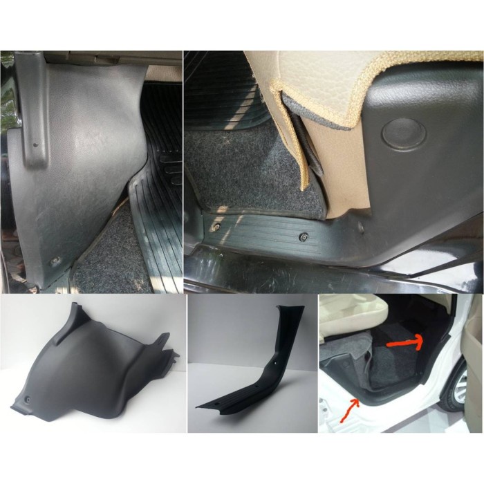 Scuff Plate dan Tutup Spakbor kabin Depan Luxio/Gran Max