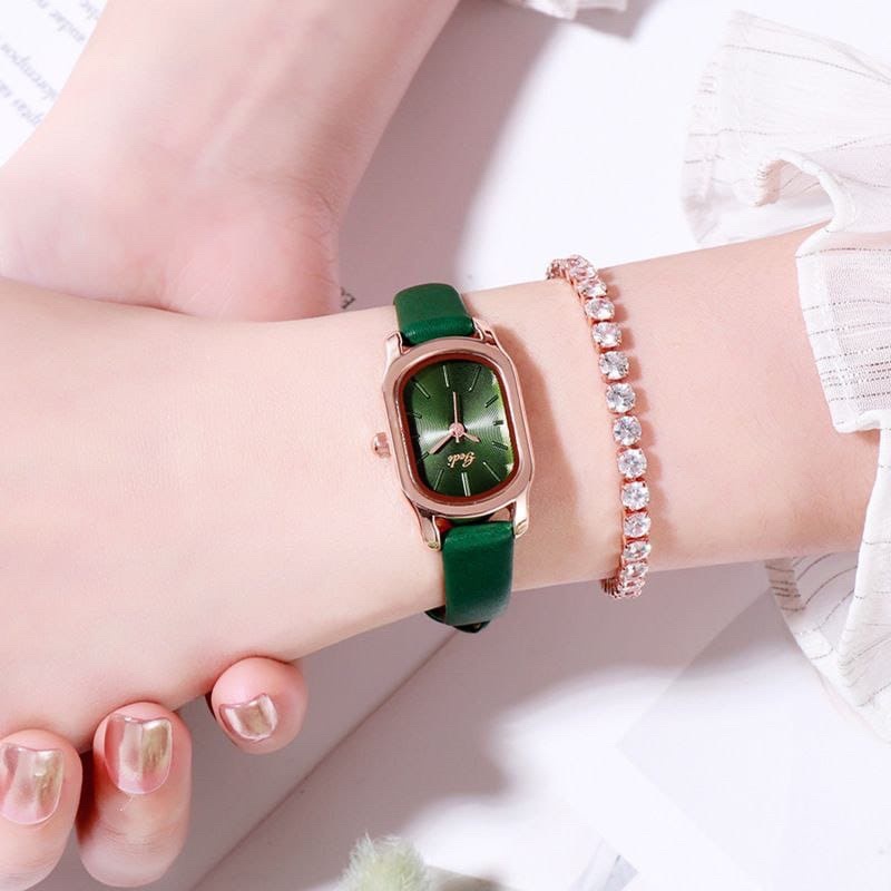 Jam tangan Import AO13032 Green