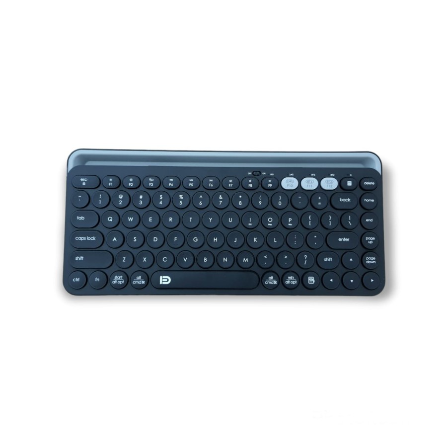 Keyboard wireless 2.4ghz bluetooth FD membrane 84 keys tkl silent with stand hp for pc cpu laptop phone k931t k931-t