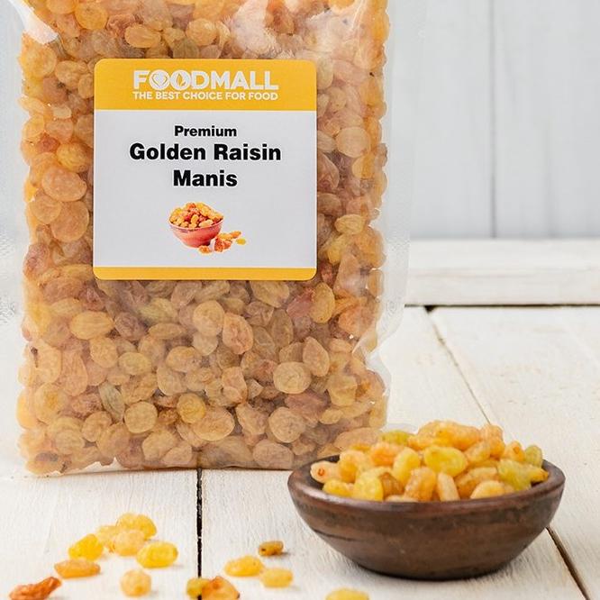 

FIA611 Golden Raisin Simin Manis Organik / Kismis Emas 250 Gram +