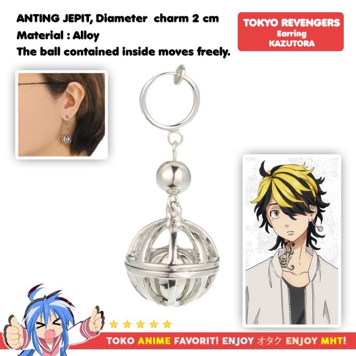 Anting Tokyo Revengers Kazutora Hanemiya Cosplay 038