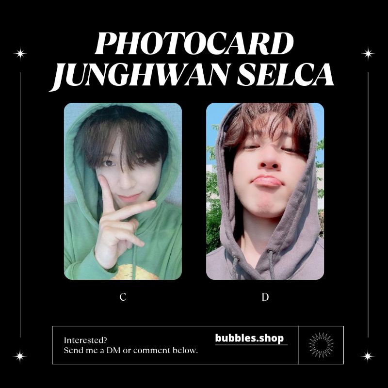 PHOTOCARD UNOFFICIAL JUNGHWAN TREASURE SELCA