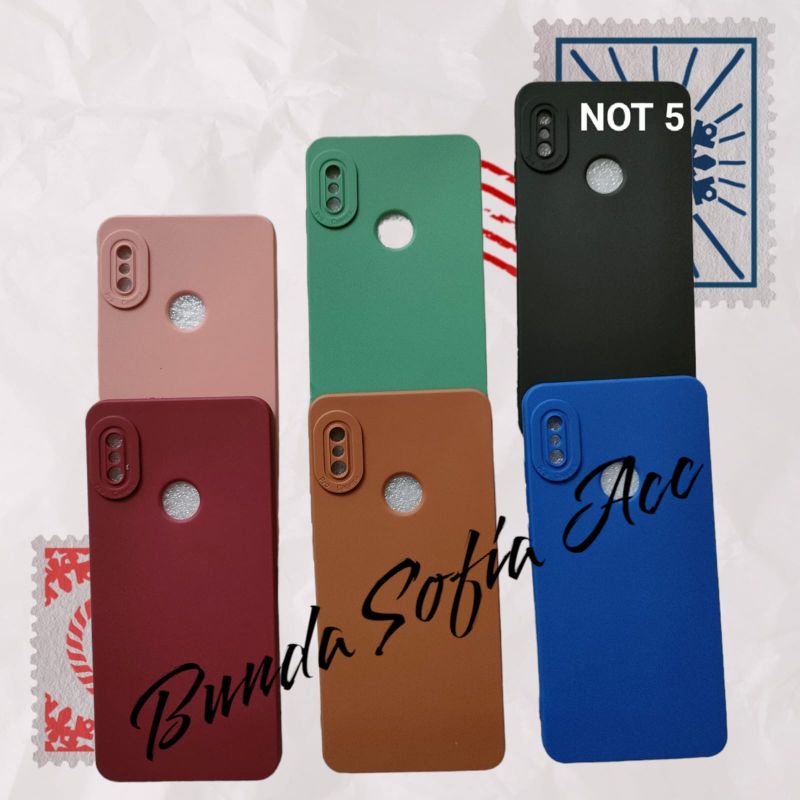 SOFTCASE MACARON PRO CAMERA FOR XIAOMI REDMI NOTE 5