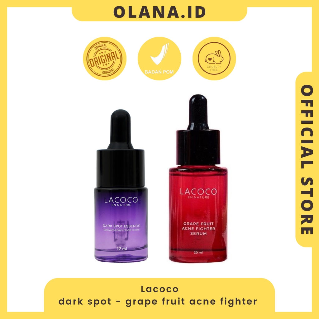 [SHARE IN JAR] Lacoco dark spot serum - lacoco grape fruit acne fighter serum