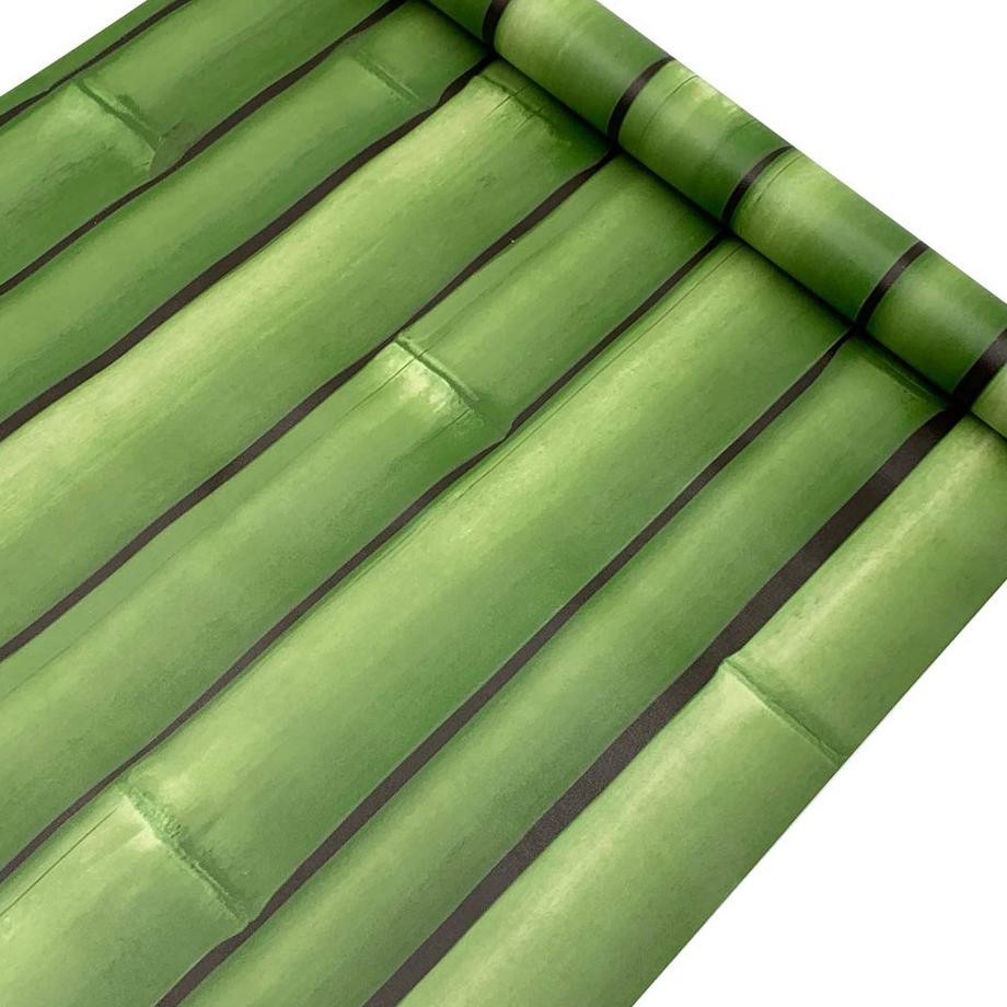 Motif Bambu Wallpaper Dinding Stiker Dekorasi Rumah ukuran 10 meter x 45 cm