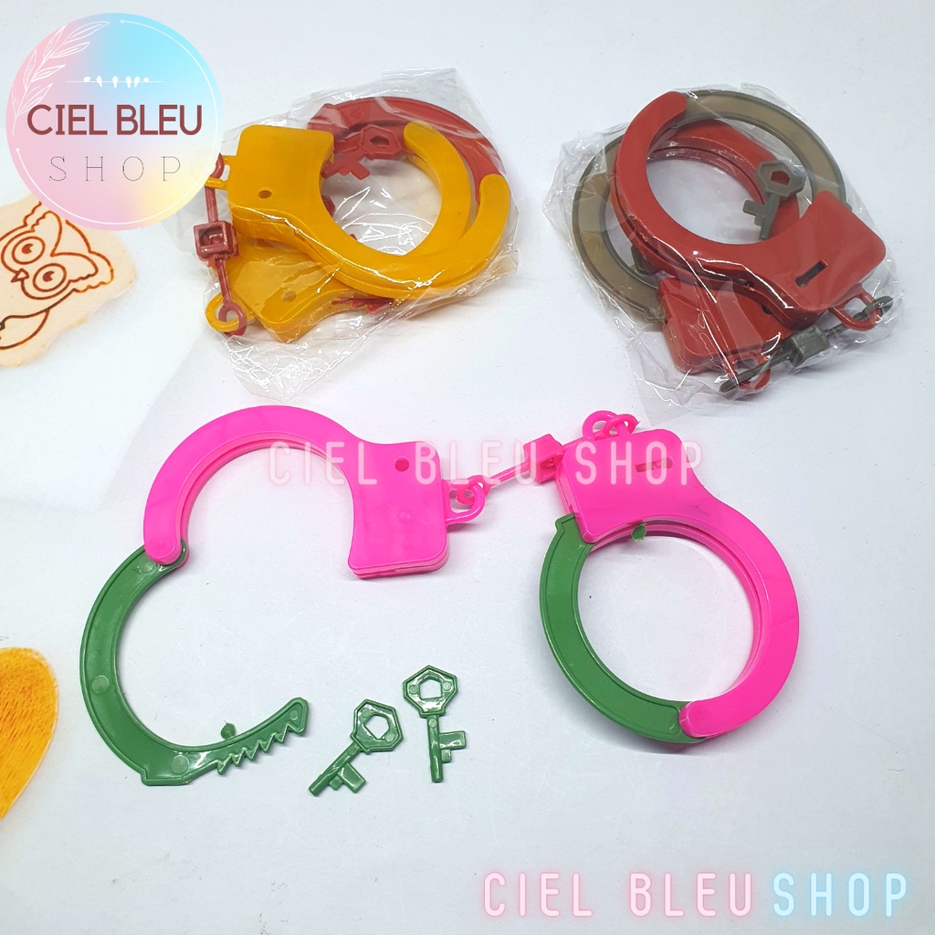 BORGOL MAINAN ANAK / MAINAN BORGOL HANDCUFFS TOY / CIEL BLEU SHOP