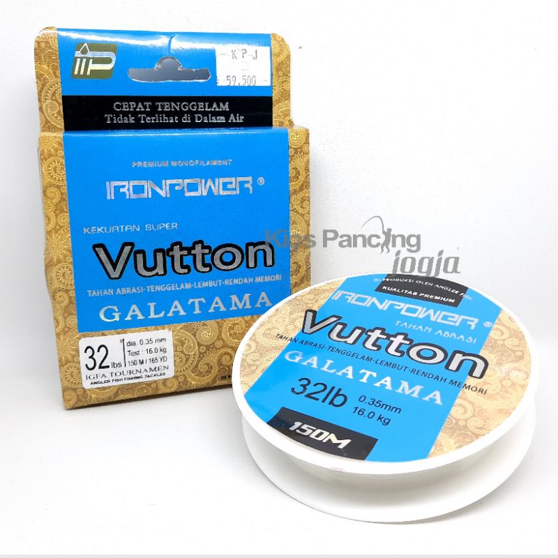 Senar Pancing Vutton IRONPOWER Clear/Bening/Putih 150m