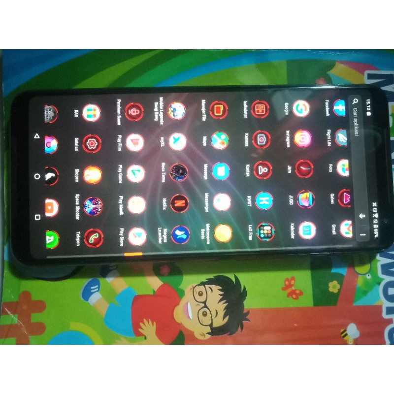 LCD ASUS ROG PHONE 2 ORIGINAL COPOTAN FULLSET