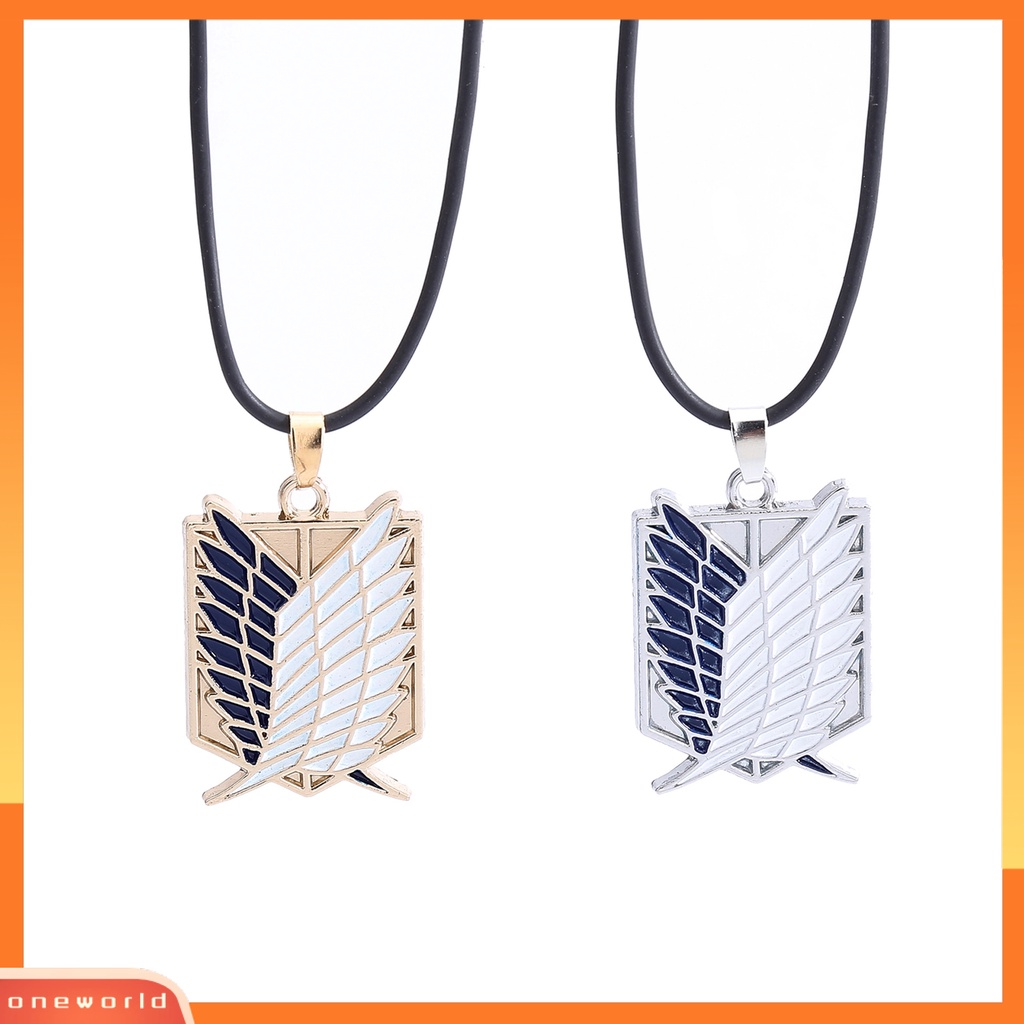 {oneworld} Kalung Lucu Kreatif Attack On Titan Cosplay Anime Kalung Untuk Wanita