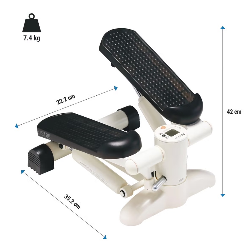 DOMYOS STEPPER MS100 Alat Pelangsing Mini Olahraga Dirumah Kardio Training