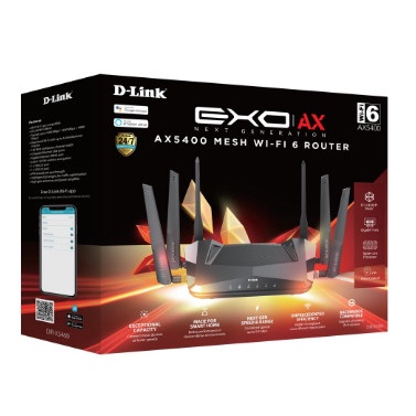 Produk Terbaru Komputer Aksesoris Exo Ax Ax5400 Wi-Fi 6 Router Dir-X5460