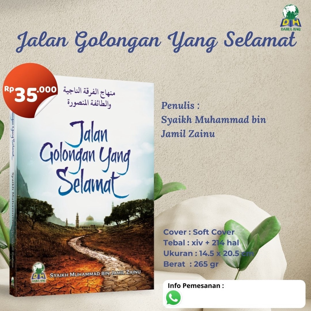 

Jalan Golongan yang Selamat Darul Haq - TOKO BUKU YAHYA