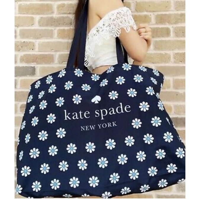 Kate Spade Large Floral 810012197342 Tote Bag In Black Multi