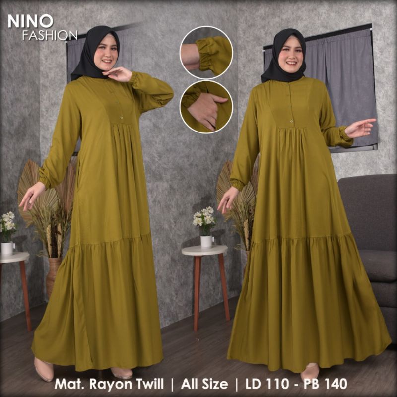 GAMIS UMROH PUTIH / QIANA RAYON / RAYON TWILL