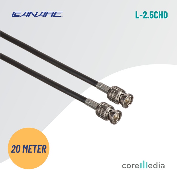 Kabel Kabel Sdi 20 Meter Canare L-2.5Chd 3G-Sdi / Hd-Sdi Cable With Male Bnc
