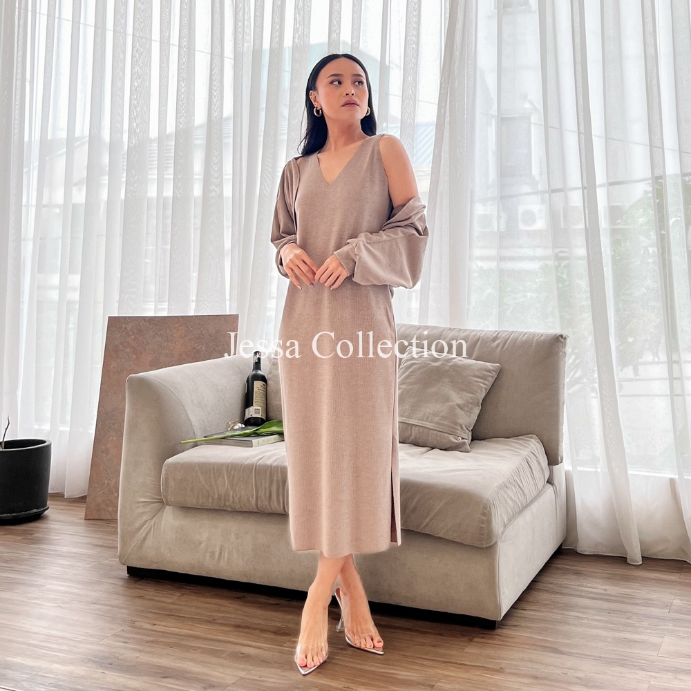 Premium Davesa Set Dress TH 499 SOFT KNIT