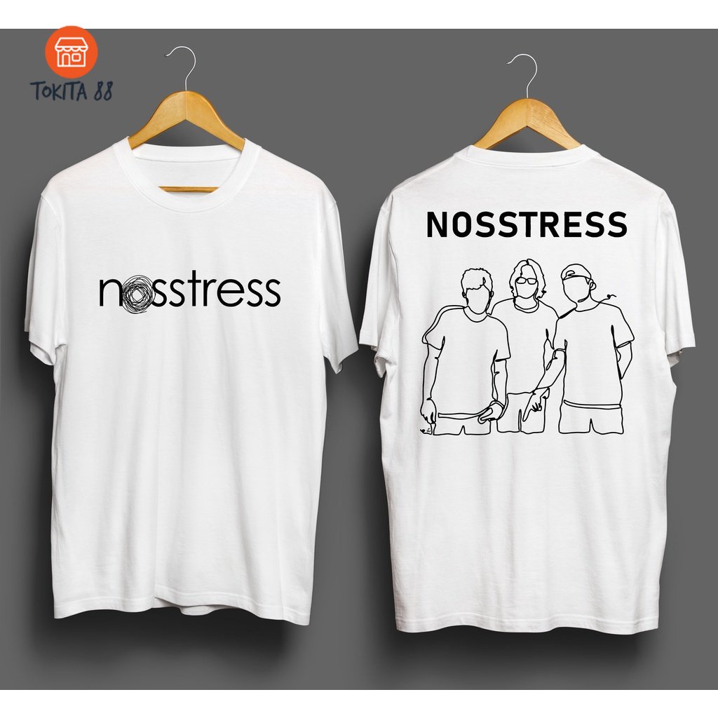 Kaos Distro Pria NOSSTRESS BAND Premium Tshirt Pria Bahan Cotton Combad 24s Pakaian Pria Terbaru Kao
